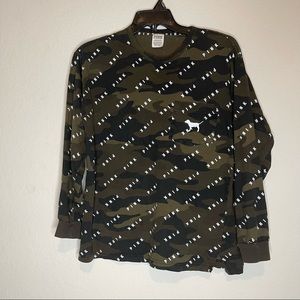 Pink Victoria’s Secret Camo tee